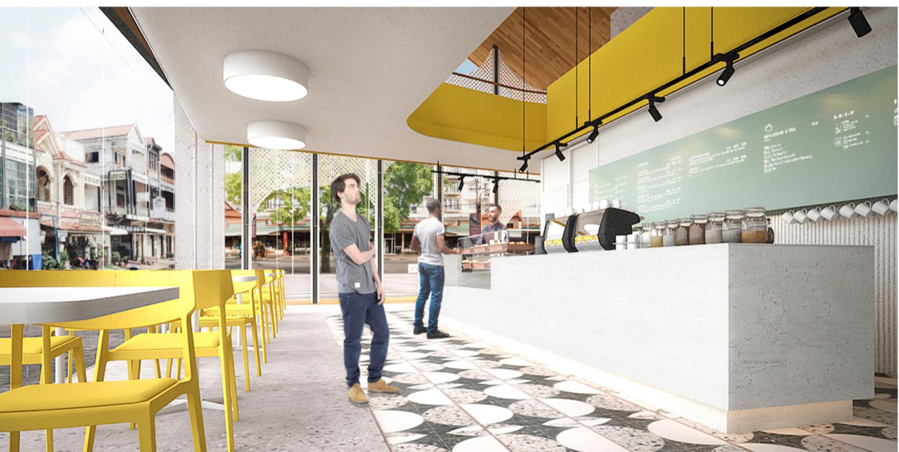 Yellow Caff — view 2