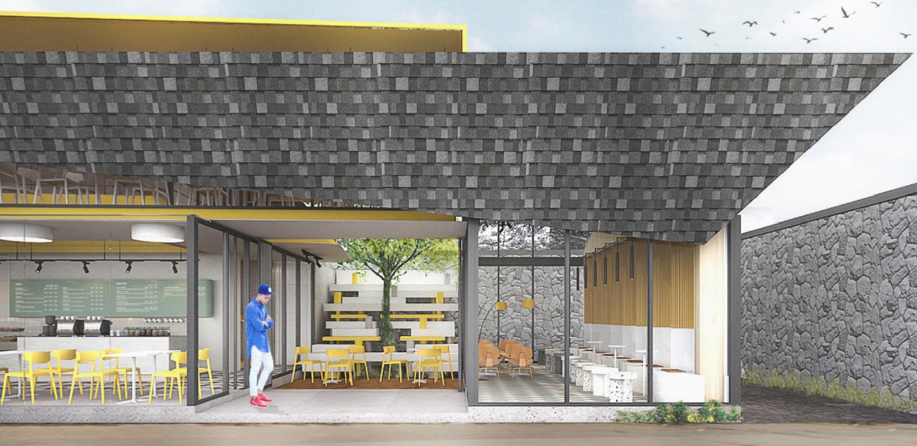 Yellow Caff — Siem Reap, Cambodia